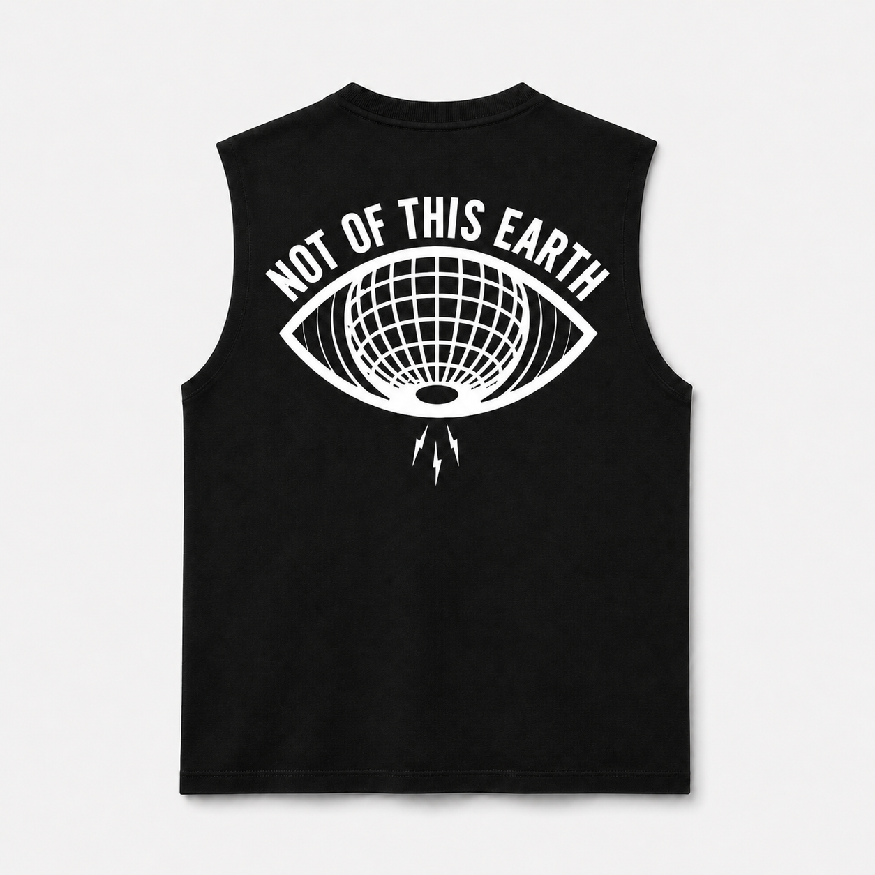 NOT OF THIS EARTH TANK — BLACK