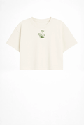 Discipline Crop Tee — Coconut